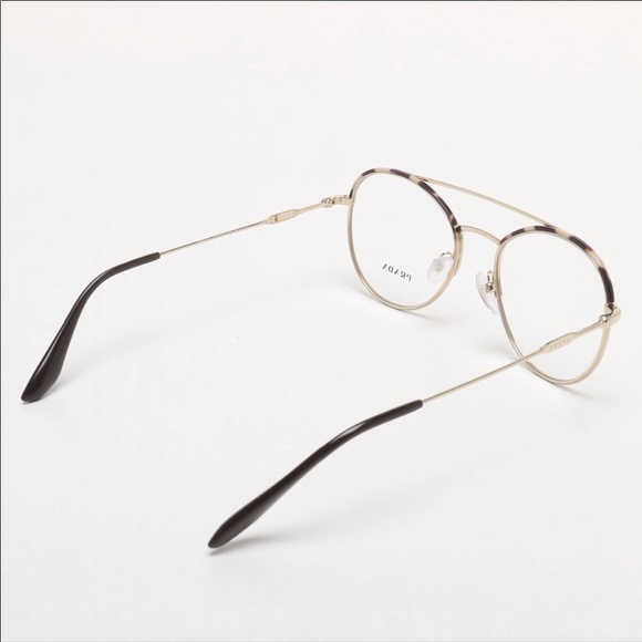Prada Journal Round Wire Frame Glasees w/Case - Picture 5 of 8